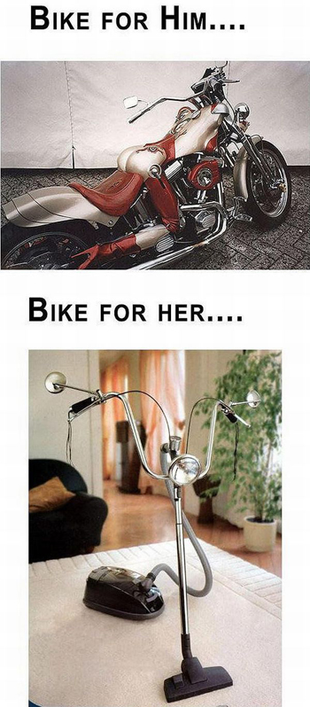 His and her bikes